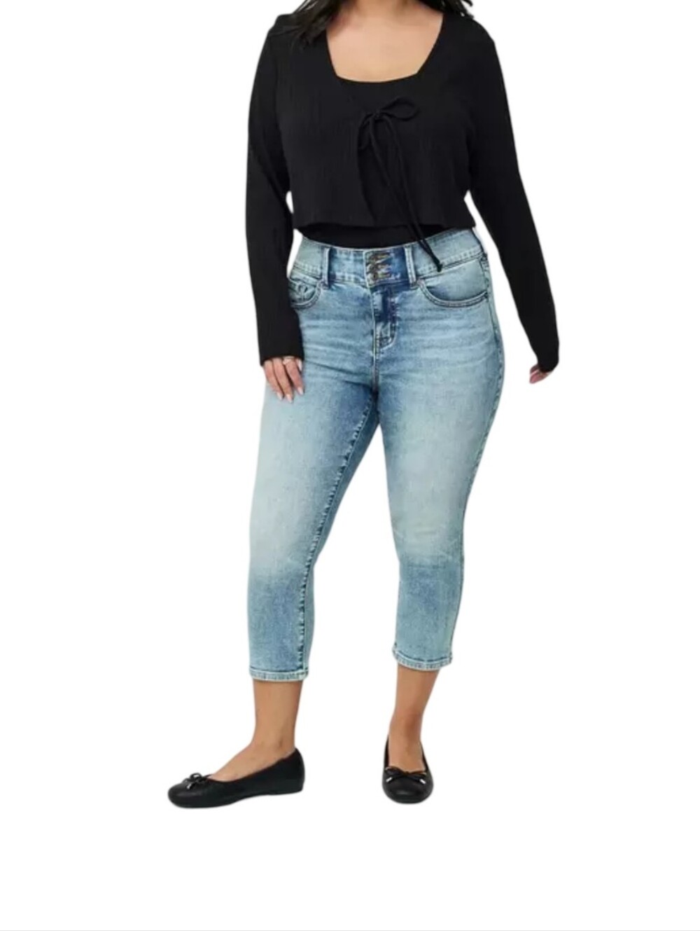 Lane Bryant High-Rise Light Acid Wash Jegging Crop Women’s Jeans Plus Size 20